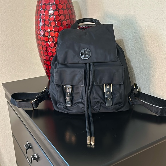 Tory Burch Handbags - Tory Burch Black Nylon Backpack